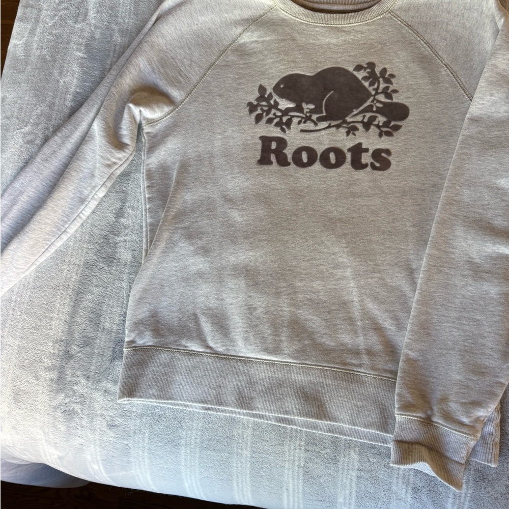Roots Light oatmeal Sweatshirt